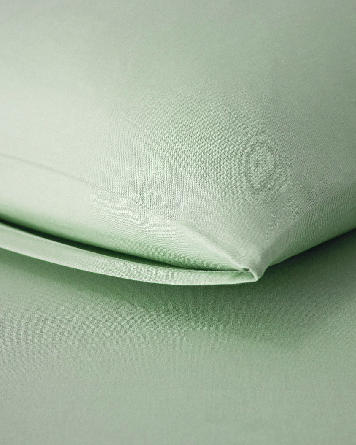Plain Cotton Fitted Sheet Set Hydrangea (view 10)
