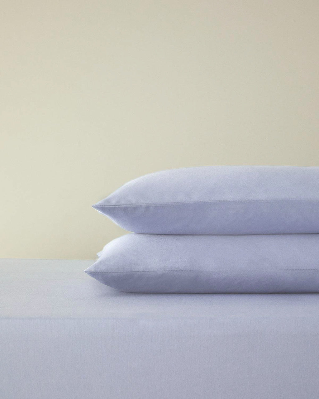 Plain Cotton Fitted Sheet Set Hydrangea (view 13)