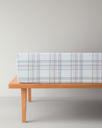 Cotton Fitted Sheet Green - Blue - Single 100x200 cm