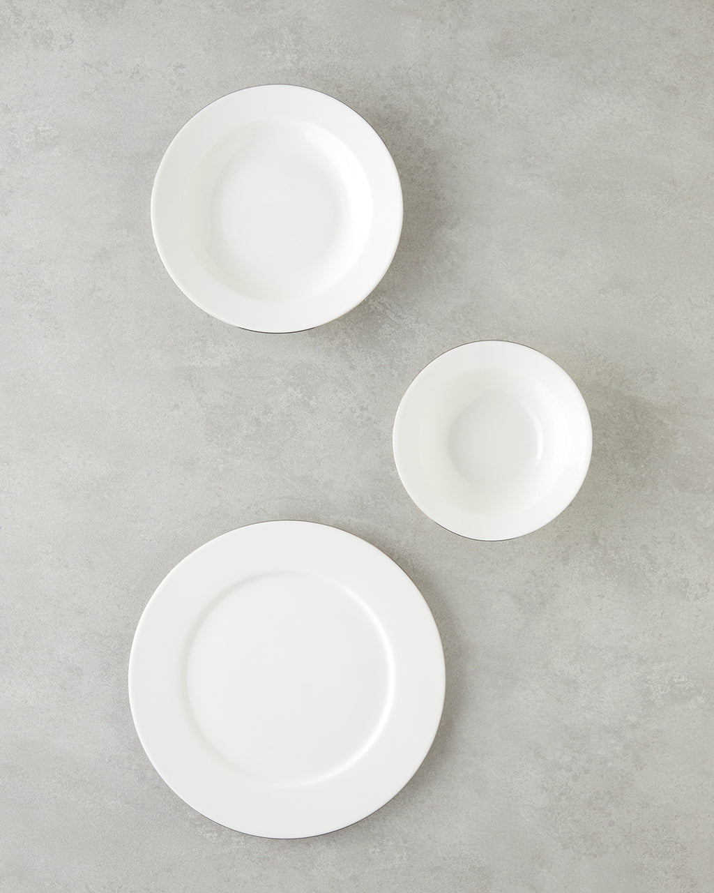 Parma Porcelain Table Set 12 Pieces, 4 Servings Silver (view 3)
