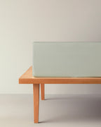 Micell Cotton Satin Fitted Sheet Green - Double 160x200 cm