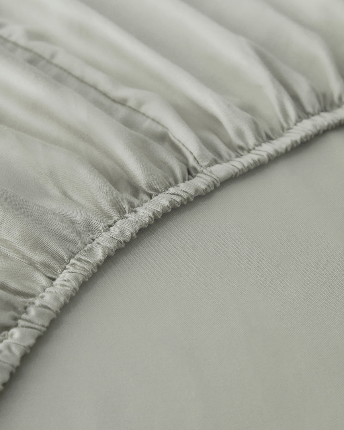 Micell Cotton Satin Fitted Sheet Green (view 3)