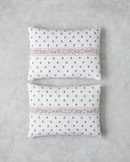 Floral Lines Easy Iron 2 pcs Pillowcase 50x70 cm Pink