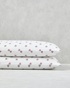 Floral Lines Easy Iron 2 pcs Pillowcase 50x70 cm Pink (view 2)
