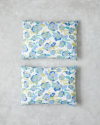 Summer Blooms Easy Iron 2 pcs Pillowcase 50x70 cm Blue