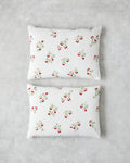 Cherry Blossom Easy Iron 2 pcs Pillowcase 50x70 cm White - Red
