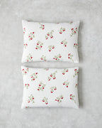 Cherry Blossom Easy Iron 2 pcs Pillowcase 50x70 cm White - Red