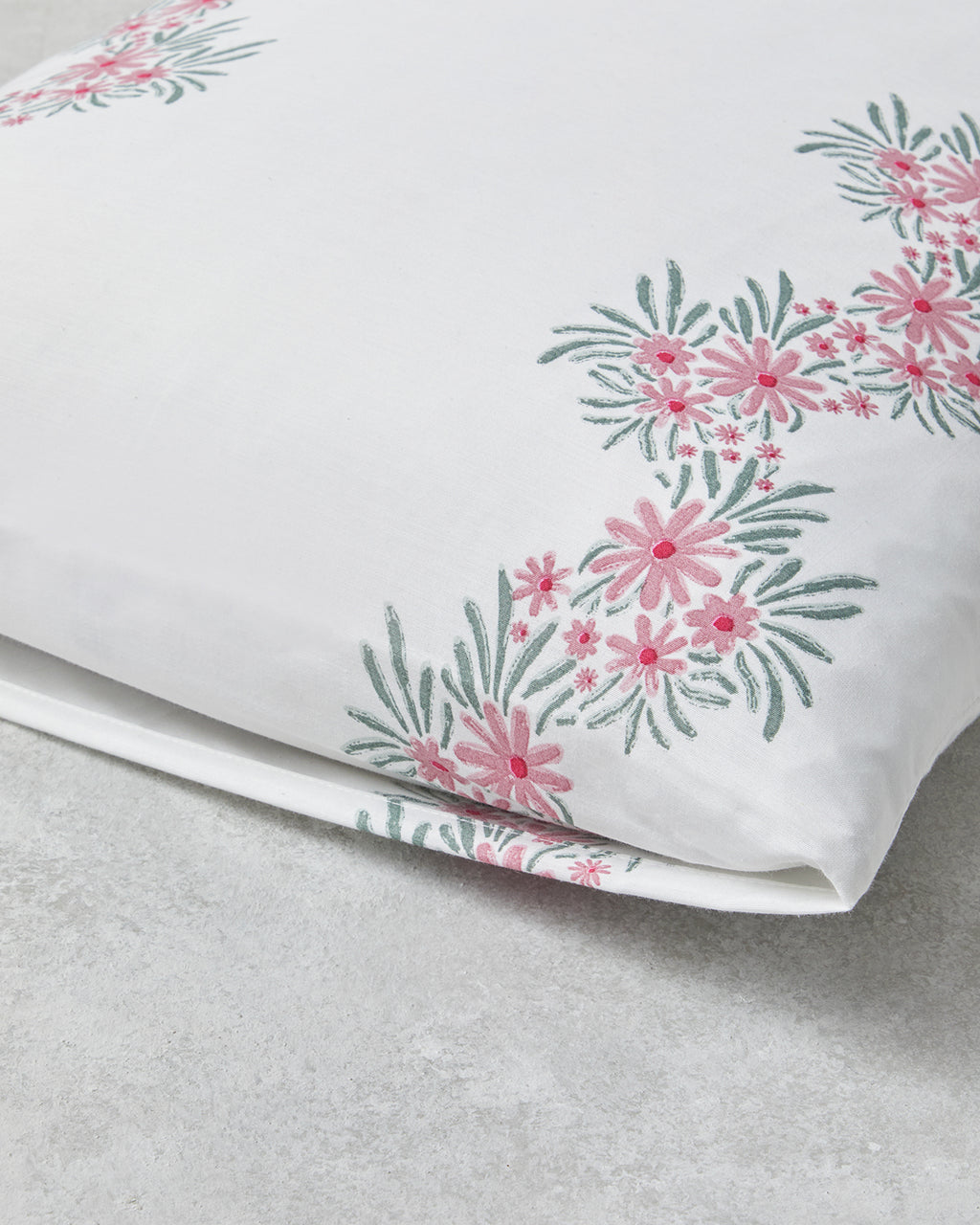 Daisy Garden Easy Iron 2 pcs Pillowcase 50x70 cm Pink (view 3)