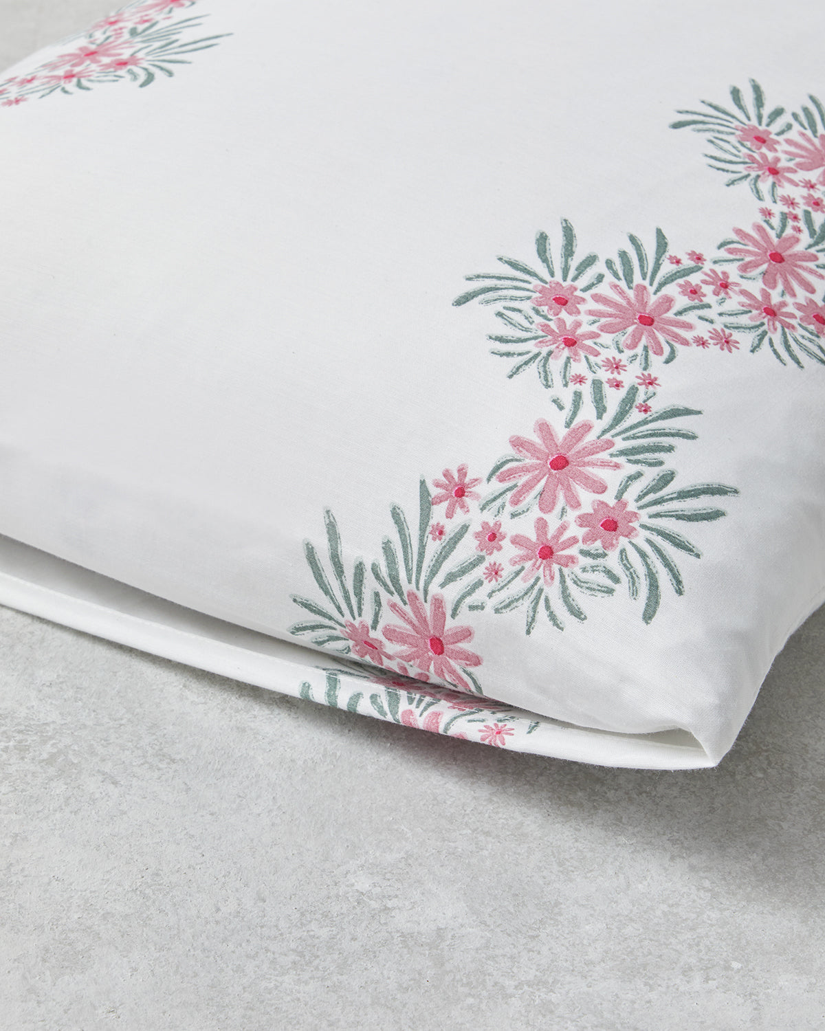 Daisy Garden Easy Iron 2 pcs Pillowcase 50x70 cm Pink (view 3)