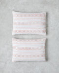 Daisy Stripes Easy Iron 2 pcs Pillowcase 50x70 cm Pink