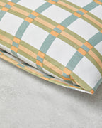Summer Plaid Easy Iron 2 pcs Pillowcase 50x70 cm Green (view 3)