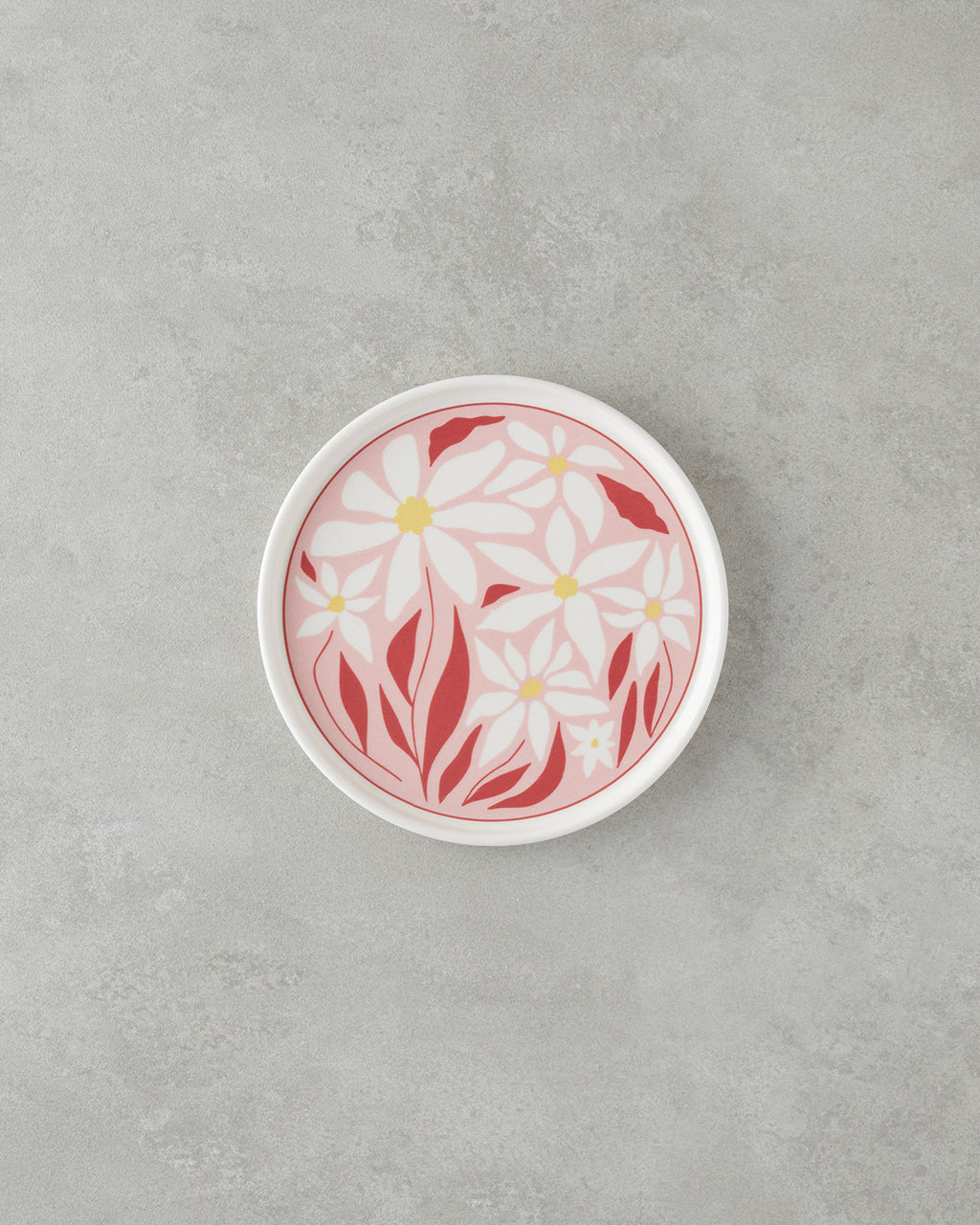 Splash Ceramic Breakfast Set 10 Pieces 4 Servings Red - Pink (view 3)