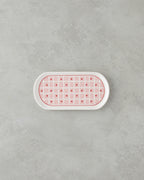 Splash Ceramic Breakfast Set 10 Pieces 4 Servings Red - Pink (view 5)