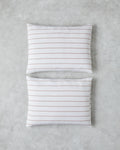 Serene Stripes Cotton 2 pcs Pillowcase 50x70 cm - Pink