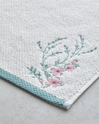 Cotton Embroidered Face Towel 50x80 cm Ecru (view 3)