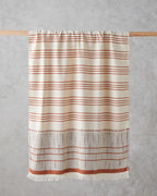 Pure Natural Cotton Bath Wrap 90x150 cm Light Beige - Brick
