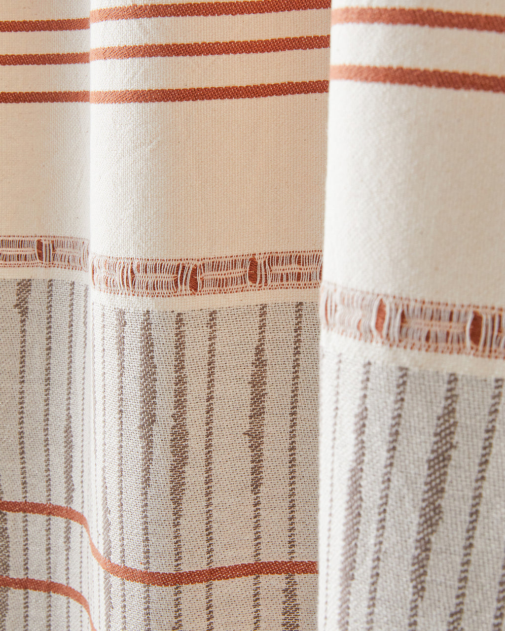 Pure Natural Cotton Bath Wrap 90x150 cm Light Beige - Brick (view 3)