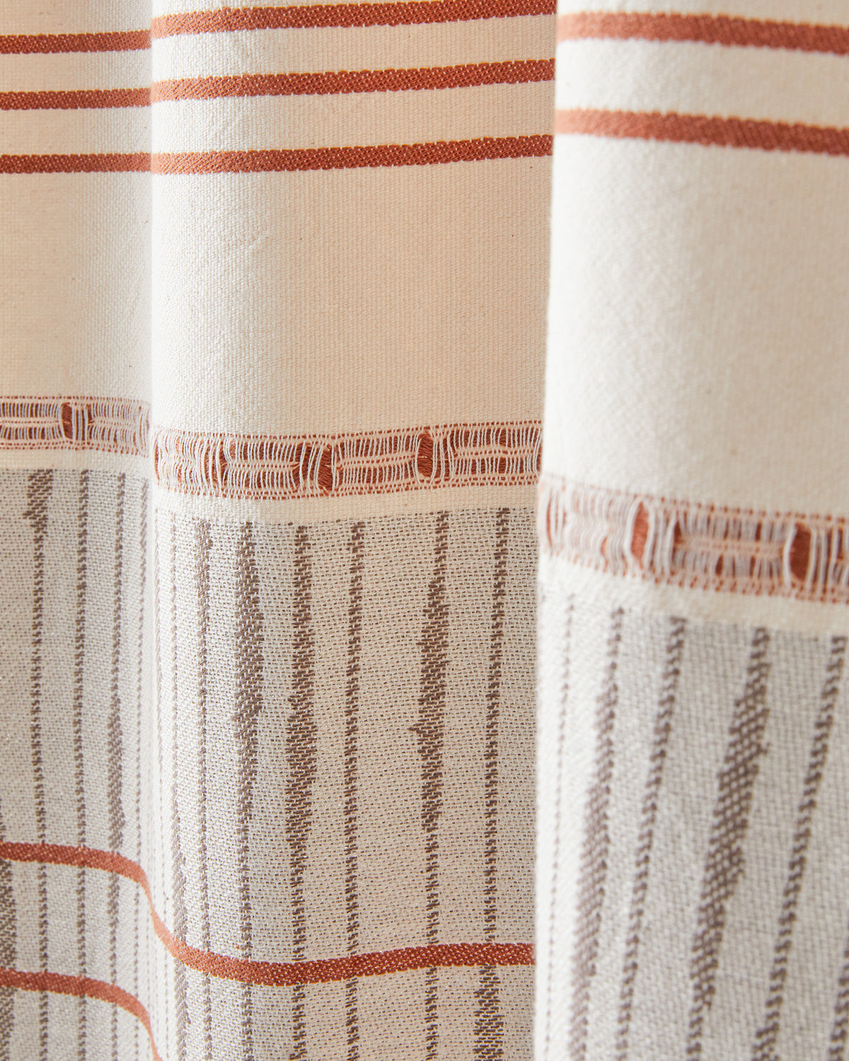 Pure Natural Cotton Bath Wrap 90x150 cm Light Beige - Brick (view 3)