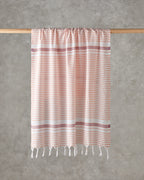 Bony Regenerated Striped Bath Wrap 90x150 cm Blue - Orange