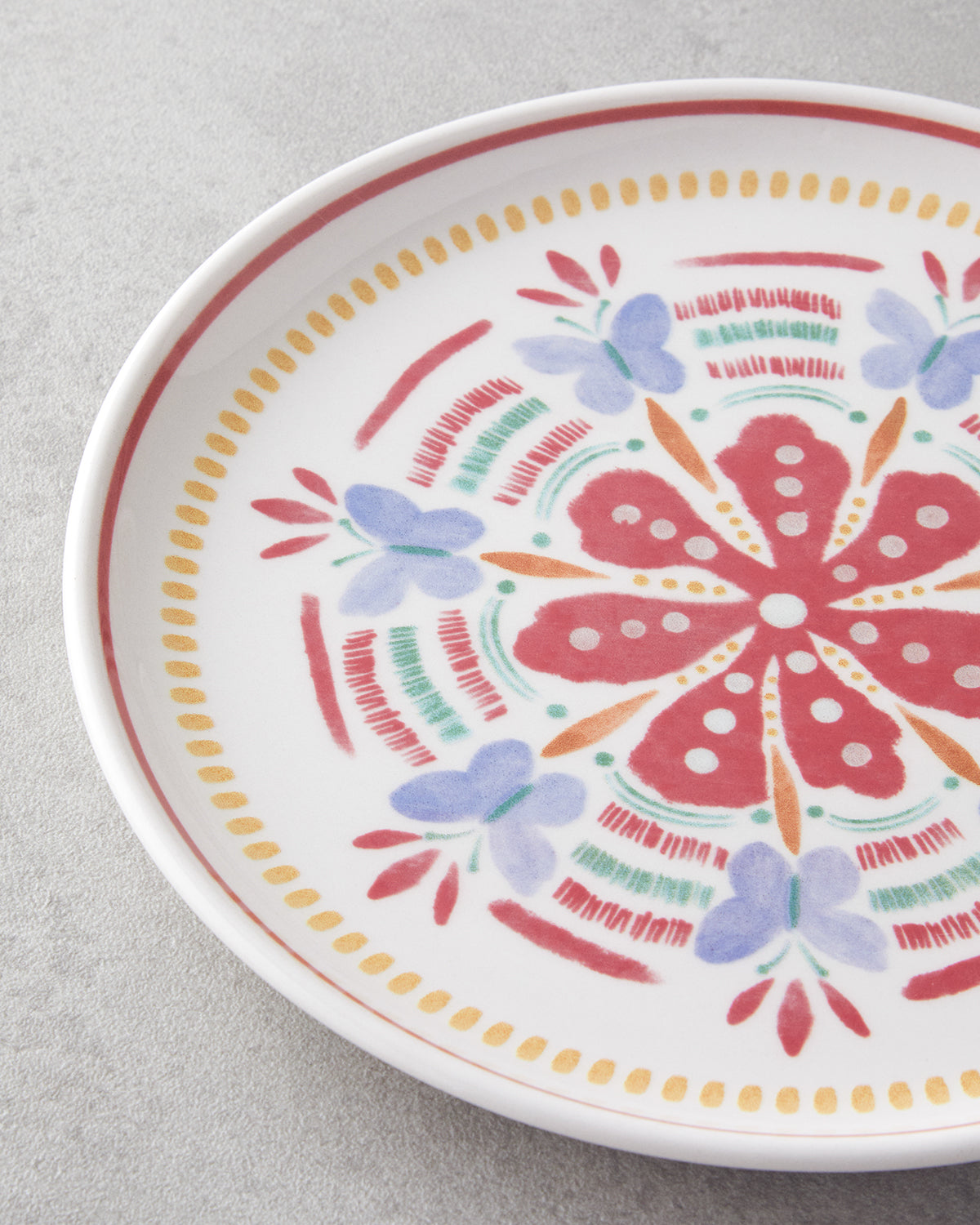 Lily Ceramic Cake Set 18 Pieces, 6 Servings Colored (view 5)