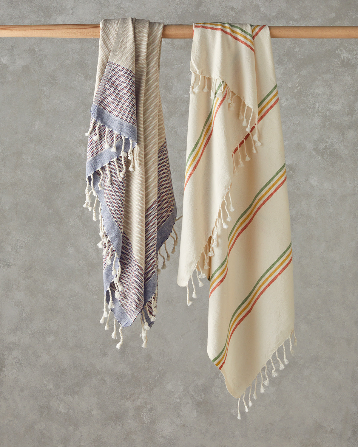 Cotton Bath Wrap 90x150 cm Light Beige (view 3)