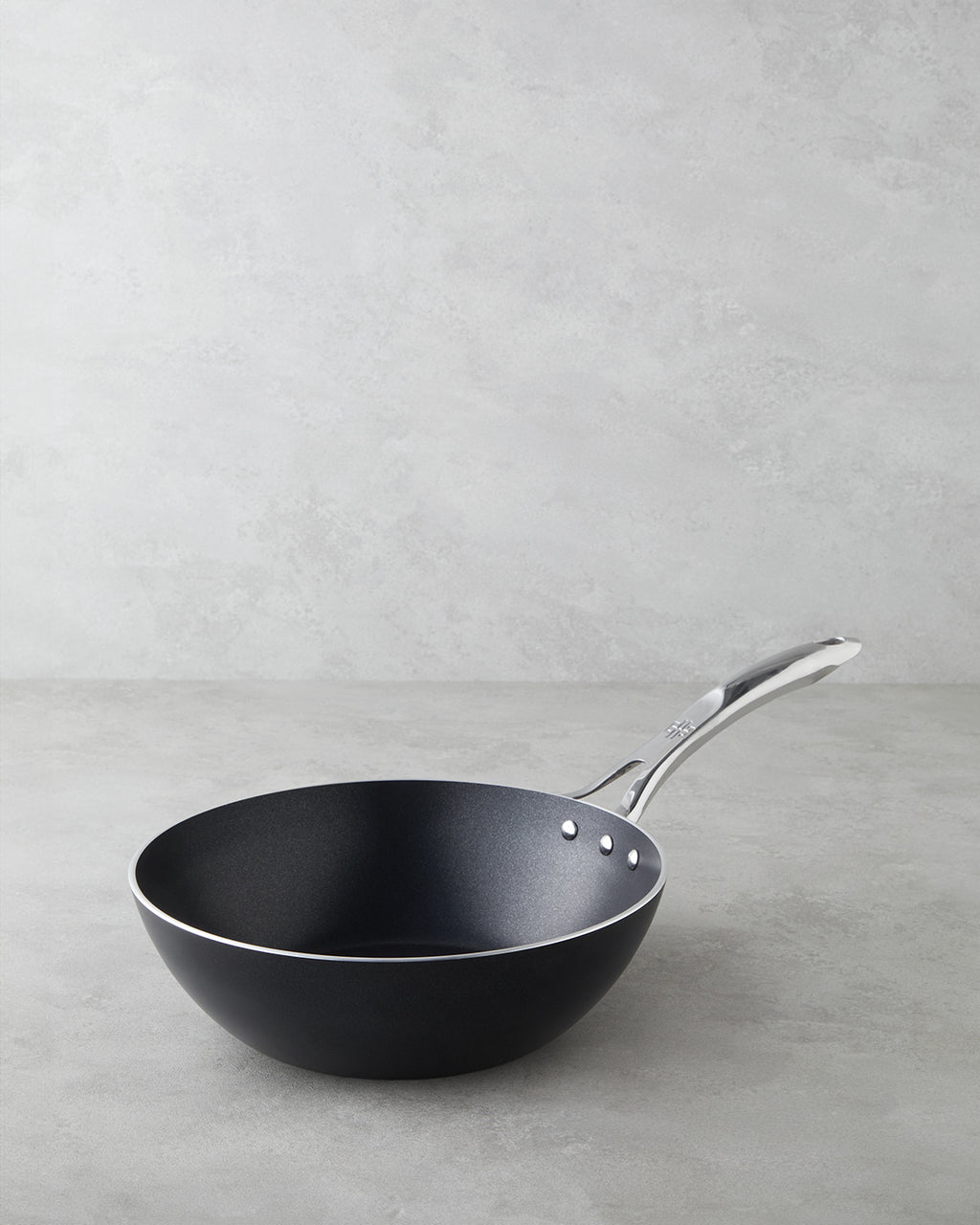 Horeca Aluminum Wok 28 cm Black