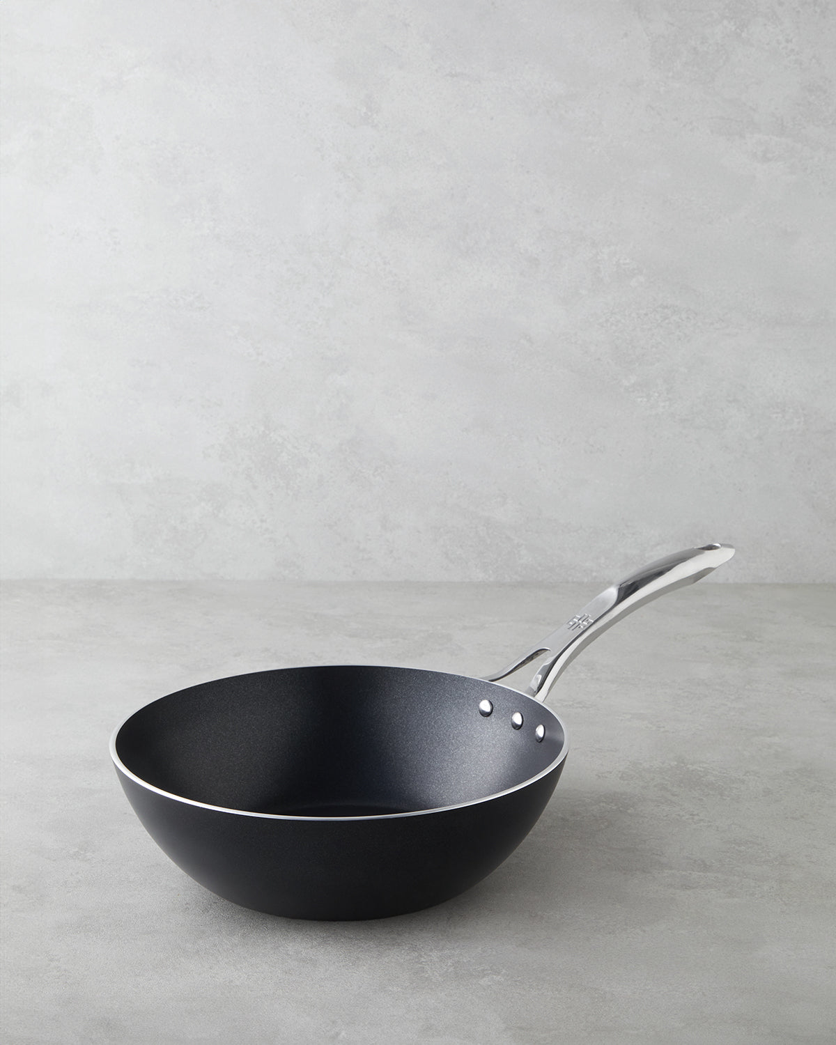 Horeca Aluminum Wok 28 cm Black