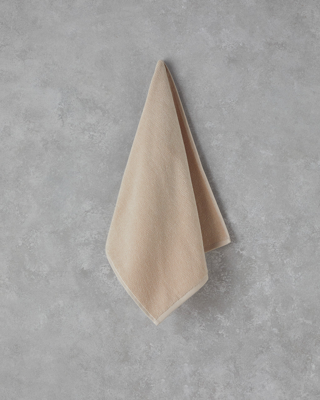 Fluffy Cotton Face Towel 50x80 cm - Beige