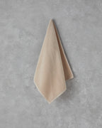 Fluffy Cotton Face Towel 50x80 cm - Beige