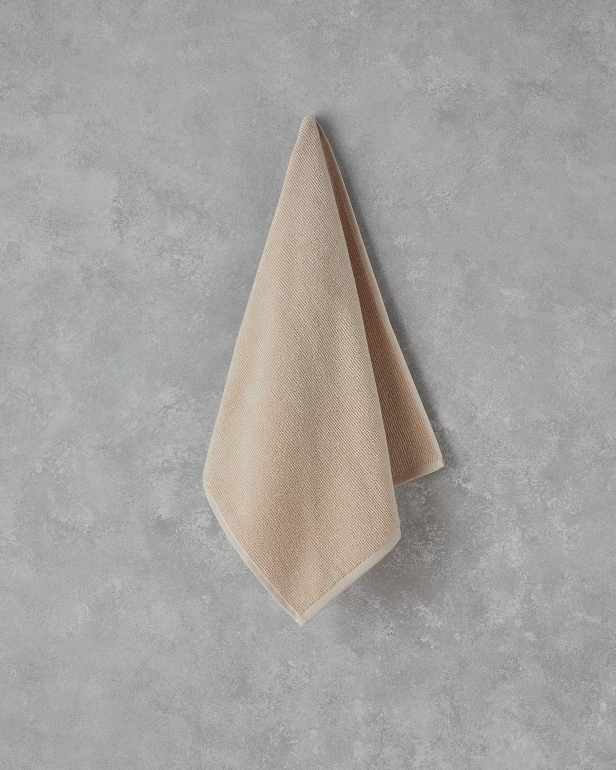 Fluffy Cotton Face Towel 50x80 cm - Beige