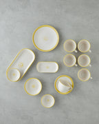 Sunny Ceramic Breakfast Set 26 Pieces, 6 Servings Yellow (view 2)