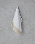 Linda Cotton Embroidered Face Towel 50x90 cm White
