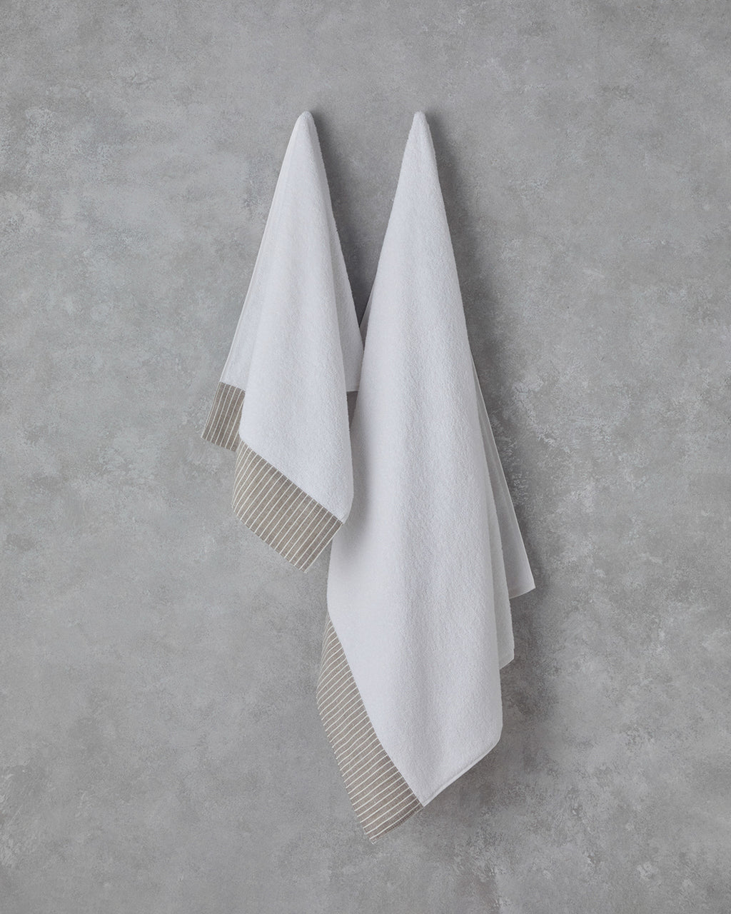 Cotton Face Towel 50x90 cm White (view 3)