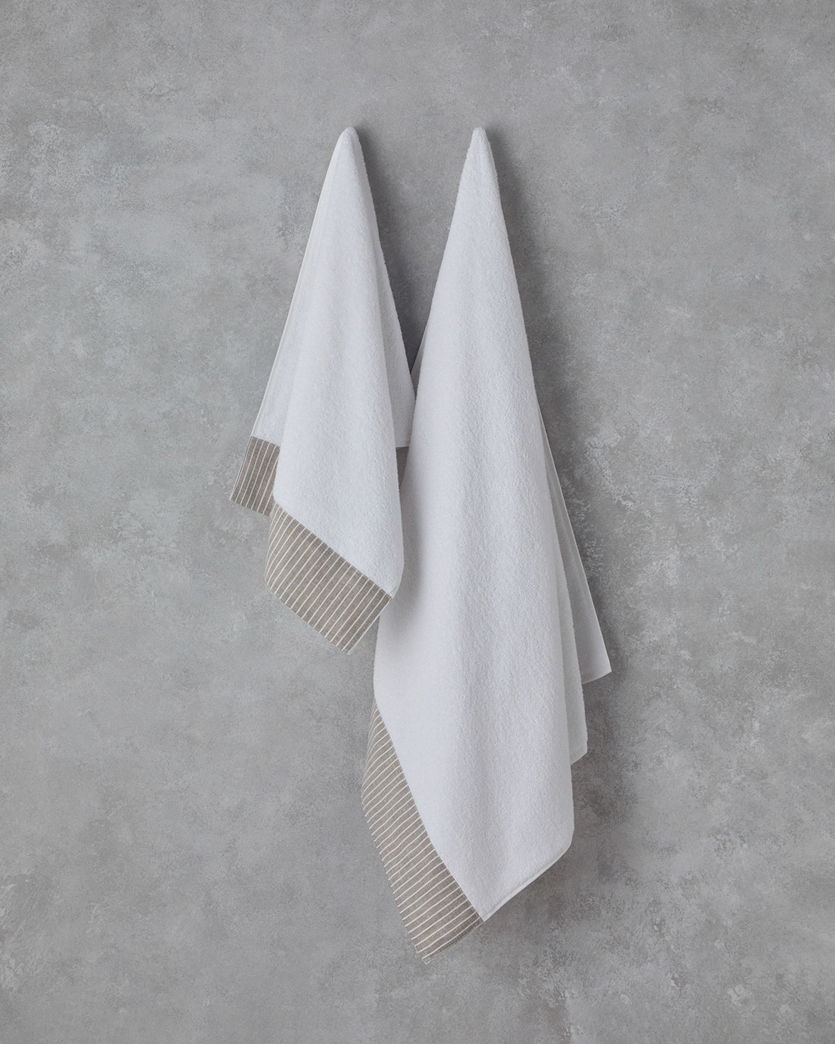 Cotton Face Towel 50x90 cm White (view 3)