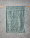 Dynamic Word Cotton Beach Towel 70x140 cm