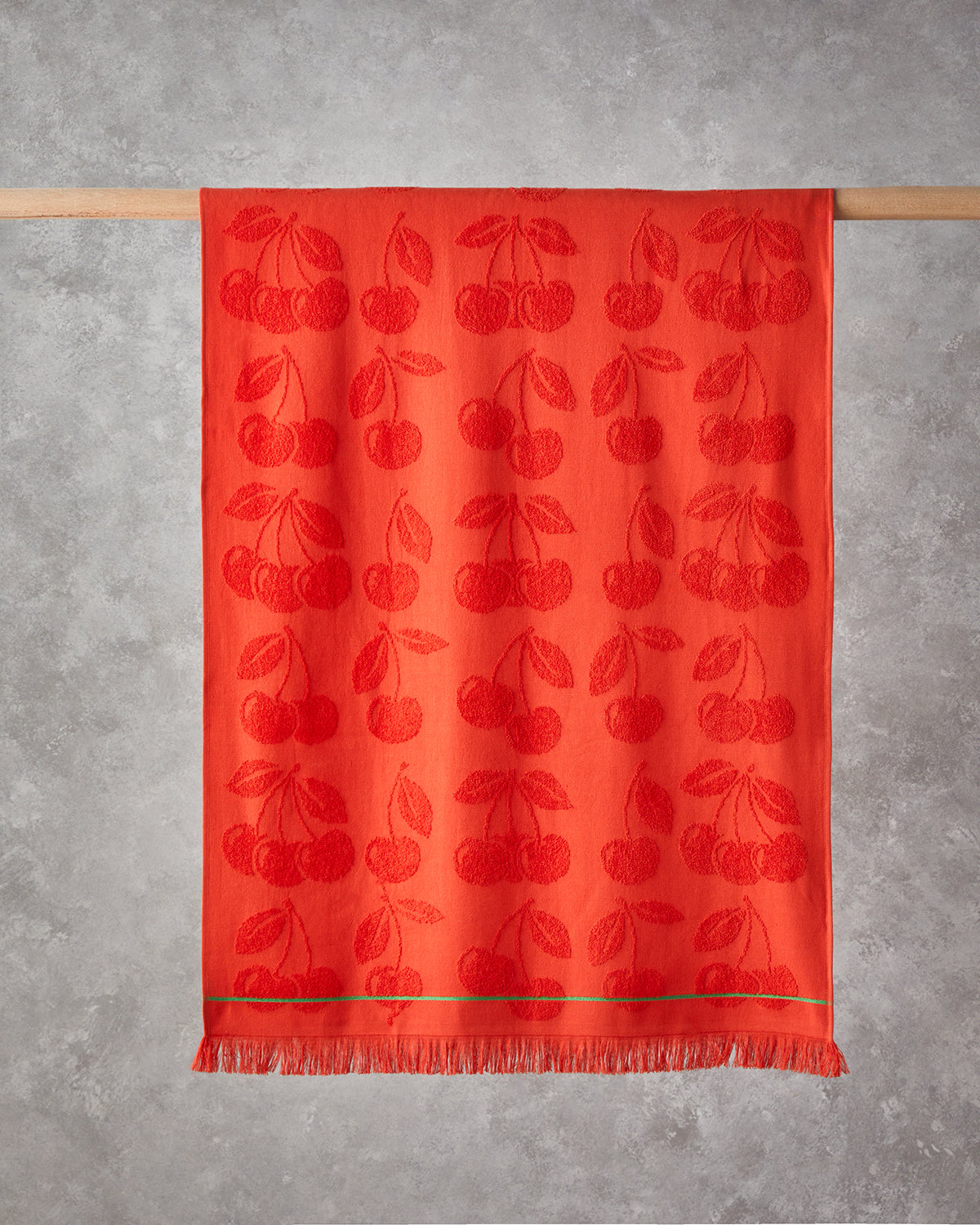 Sweet Cherry Cotton Beach Towel 70x140 cm Coral