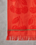 Sweet Cherry Cotton Beach Towel 70x140 cm Coral (view 2)