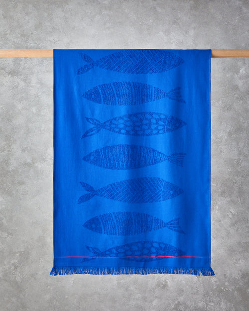 Aquatic Fish Cotton Beach Towel 70x140 cm