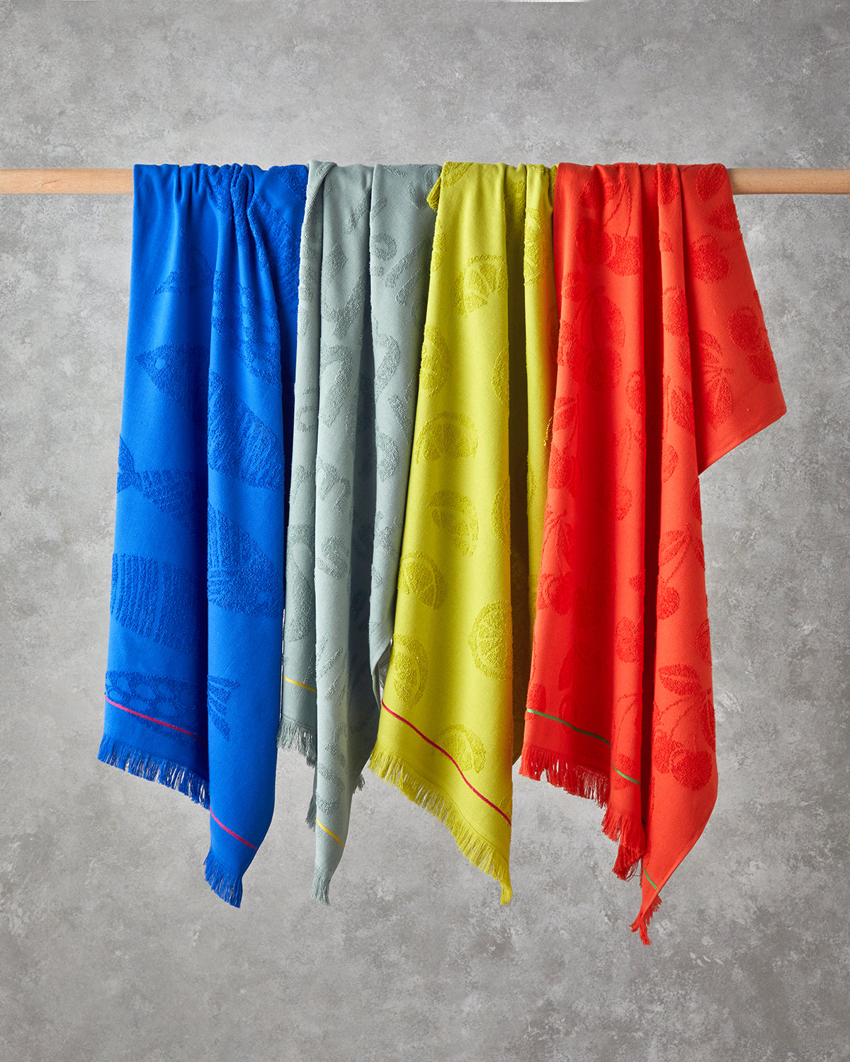Aquatic Fish Cotton Beach Towel 70x140 cm (view 4)
