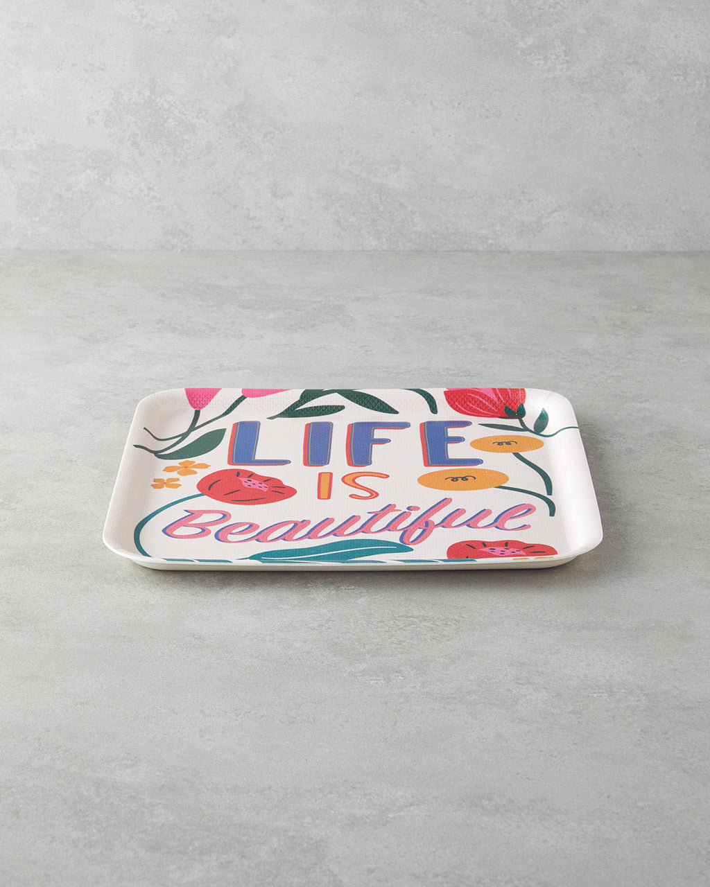 Rosy Life Melamine 2 pcs Tray 33-24 cm Colored (view 2)