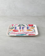 Rosy Life Melamine 2 pcs Tray 33-24 cm Colored (view 2)