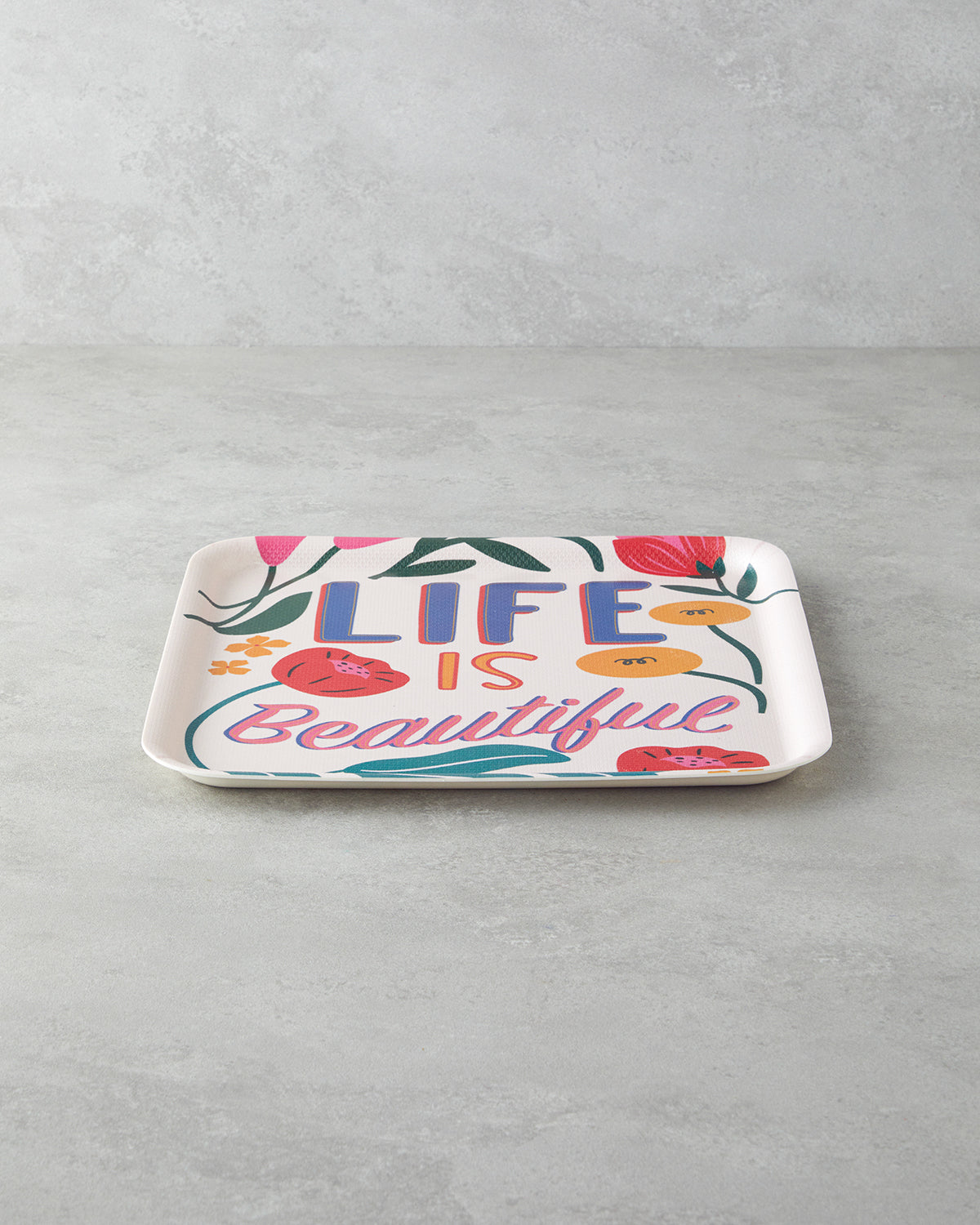 Rosy Life Melamine 2 pcs Tray 33-24 cm Colored (view 2)