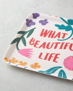Rosy Life Melamine 2 pcs Tray 33-24 cm Colored (view 4)