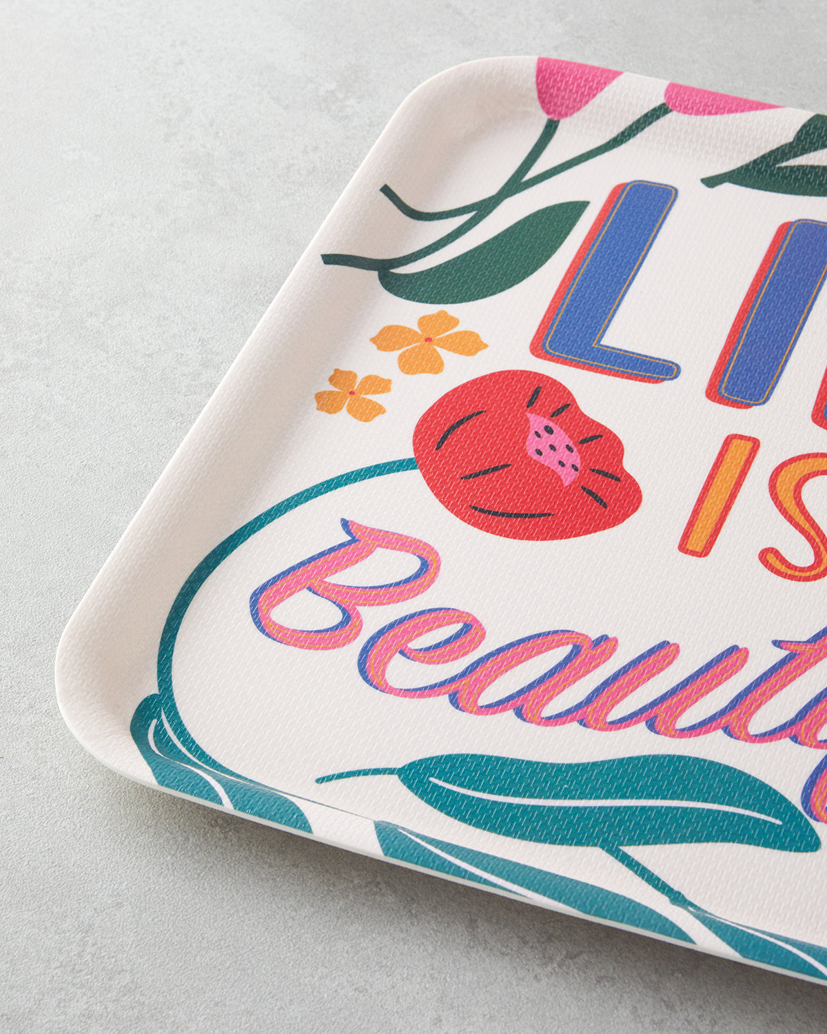 Rosy Life Melamine 2 pcs Tray 33-24 cm Colored (view 5)