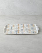 Cosy Stripe Melamine 2 pcs Tray 42x31 cm + 25x38 cm Blue (view 2)