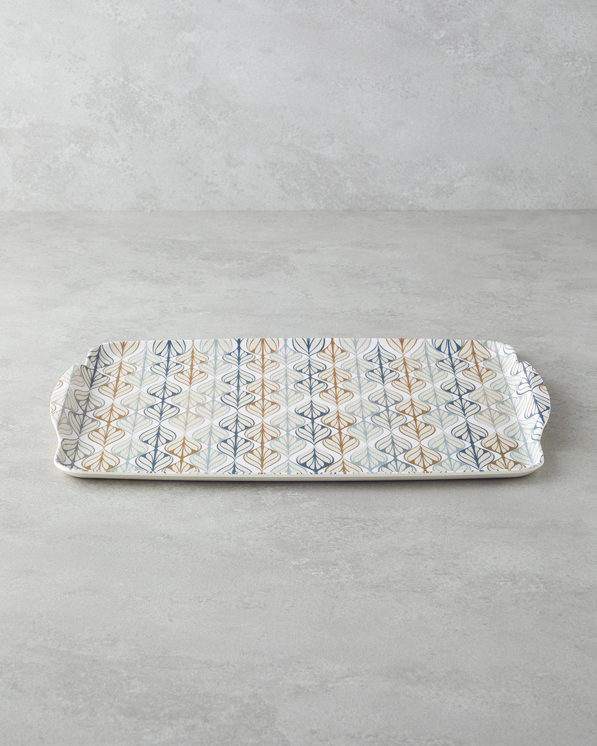 Cosy Stripe Melamine 2 pcs Tray 42x31 cm + 25x38 cm Blue (view 2)