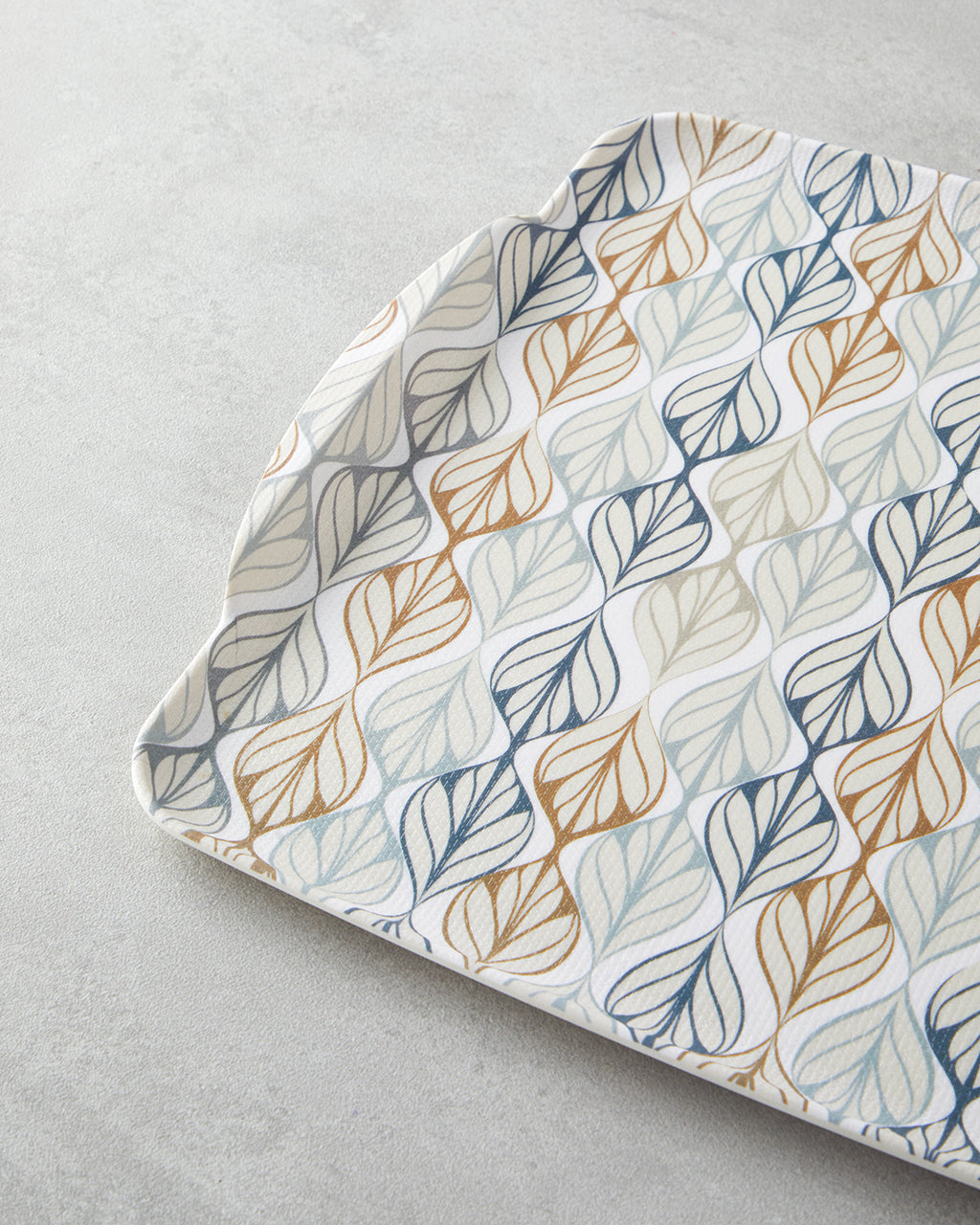 Cosy Stripe Melamine 2 pcs Tray 42x31 cm + 25x38 cm Blue (view 5)