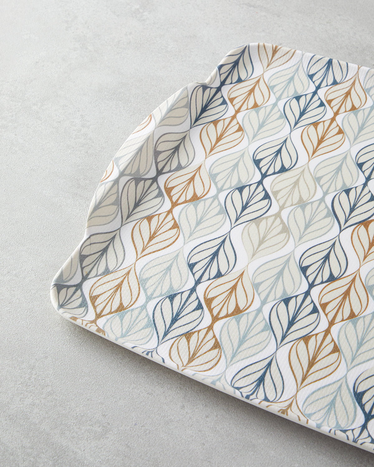 Cosy Stripe Melamine 2 pcs Tray 42x31 cm + 25x38 cm Blue (view 5)