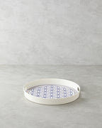 Bluewaves Melamine Tray 35 cm White - Blue (view 2)