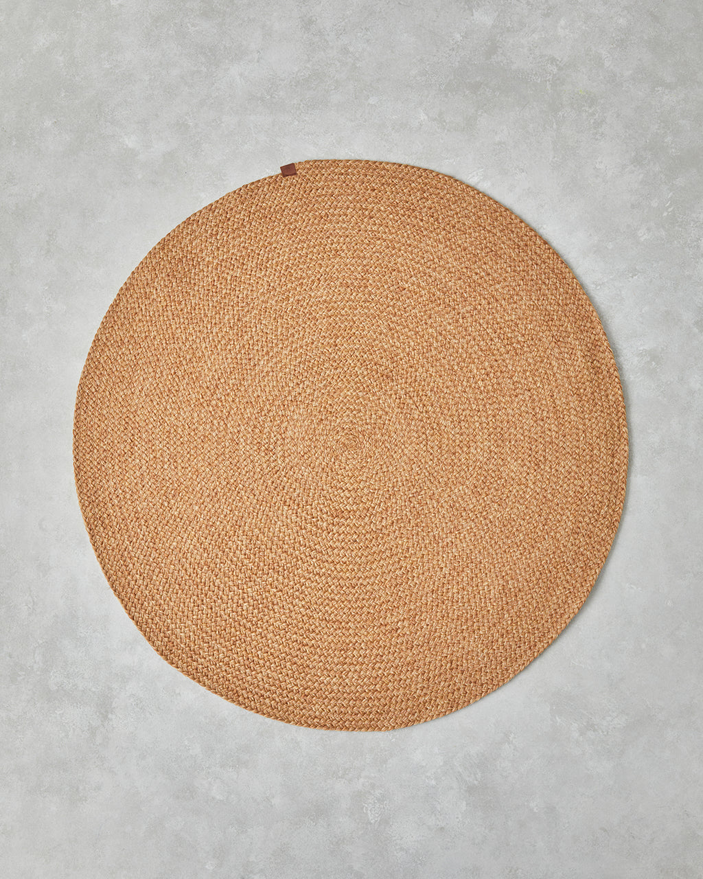 Juliet Round Decorative Jute Rug 90 cm Natural